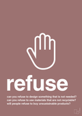 plakat: refuse - plum-Miljø-A1two3