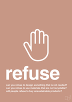 plakat: refuse - powder-Miljø-A1two3