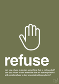 plakat: refuse - secret meadow-Miljø-A1two3