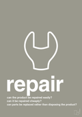 plakat: repair - battleship gray-Miljø-A1two3