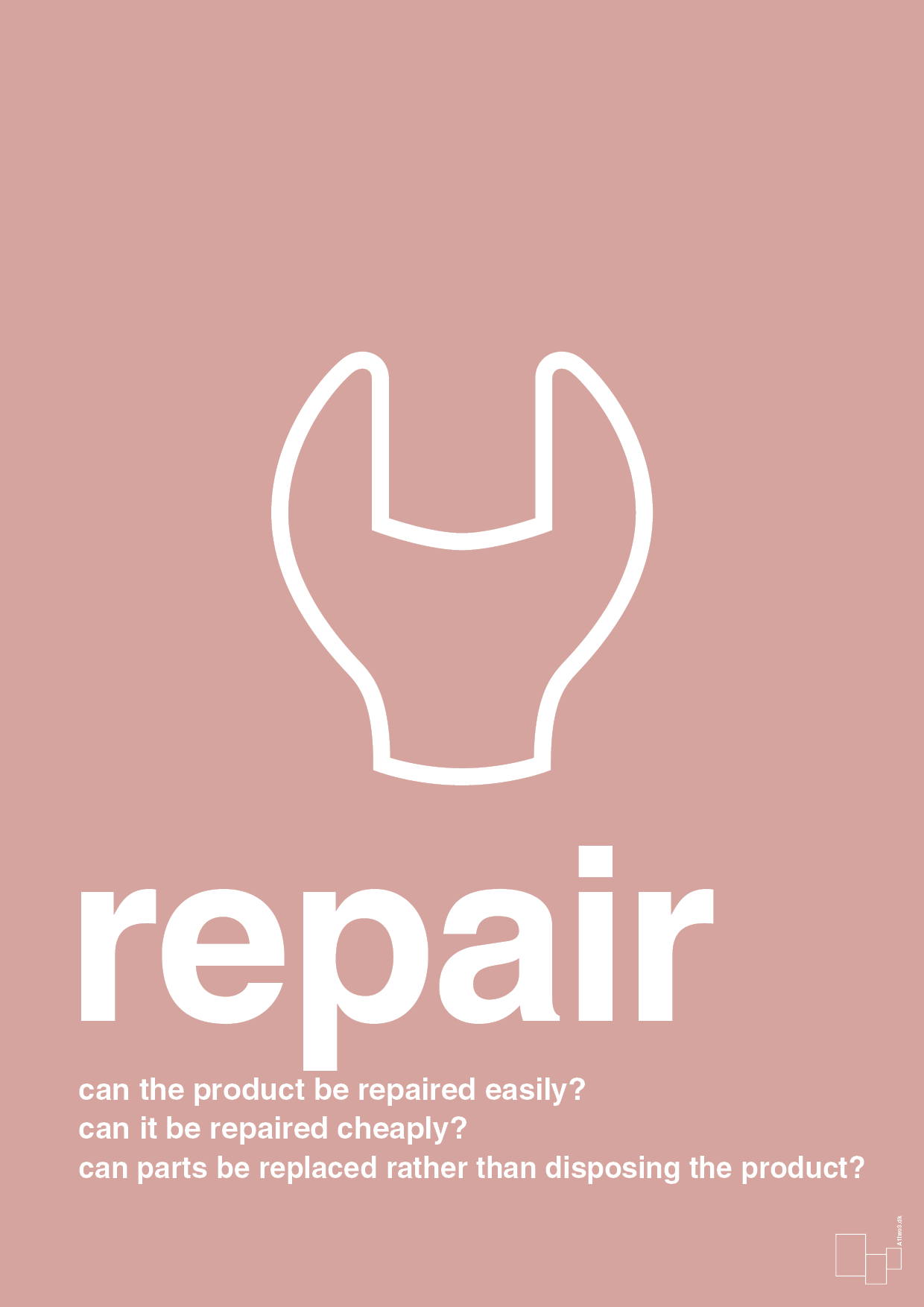 plakat: repair - bubble shell-Miljø-A1two3