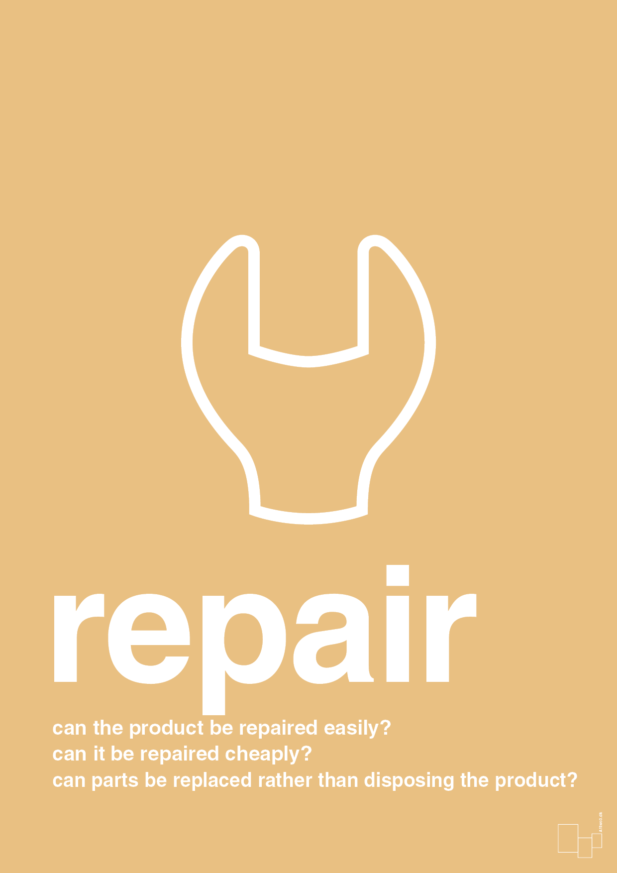 plakat: repair - charismatic-Miljø-A1two3