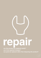 plakat: repair - creamy mushroom-Miljø-A1two3