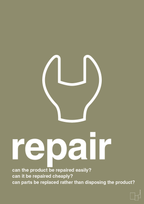 plakat: repair - misty forrest-Miljø-A1two3