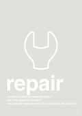 plakat: repair - painters white-Miljø-A1two3