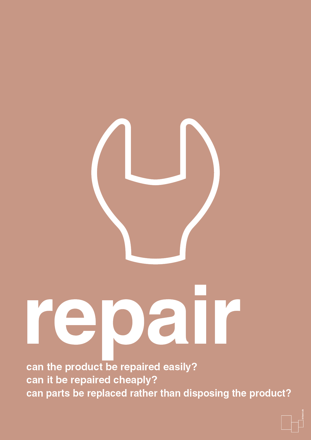 plakat: repair - powder-Miljø-A1two3