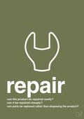 plakat: repair - secret meadow-Miljø-A1two3