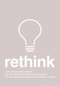 plakat: rethink - broken beige-Miljø-A1two3