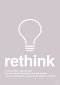 plakat: rethink - dusty lilac-Miljø-A1two3