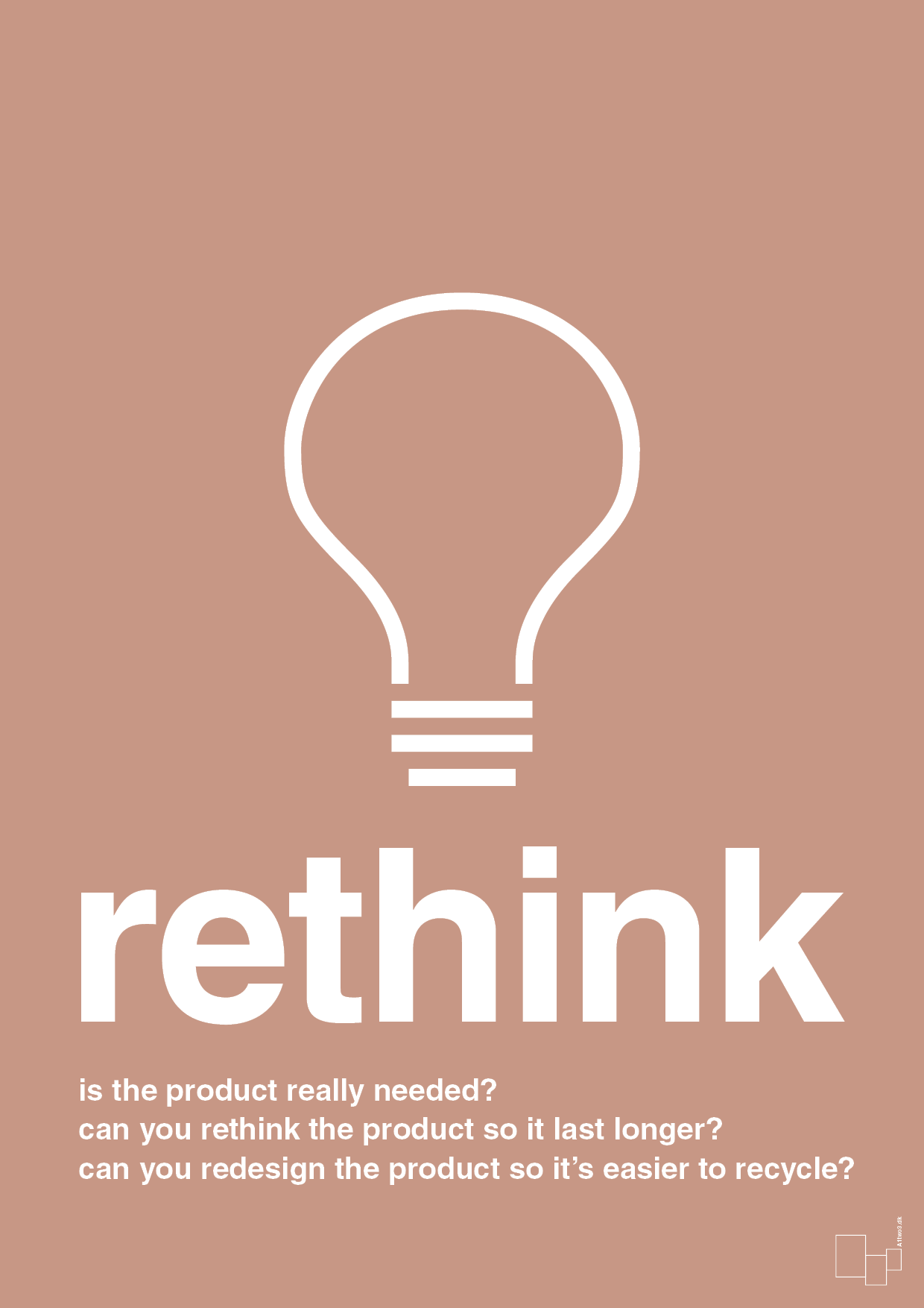 plakat: rethink - powder-Miljø-A1two3