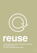 plakat: reuse - back to nature-Miljø-A1two3