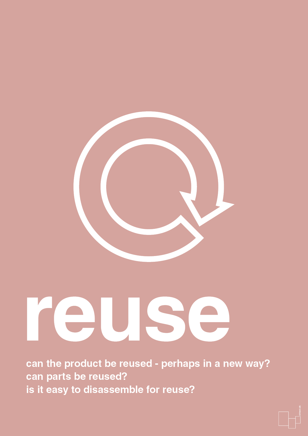 plakat: reuse - bubble shell-Miljø-A1two3