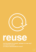 plakat: reuse - honeycomb-Miljø-A1two3