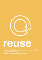 plakat: reuse - honeycomb-Miljø-A1two3