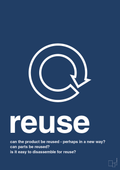 plakat: reuse - lapis blue-Miljø-A1two3