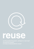 plakat: reuse - light drizzle-Miljø-A1two3