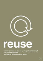 plakat: reuse - misty forrest-Miljø-A1two3