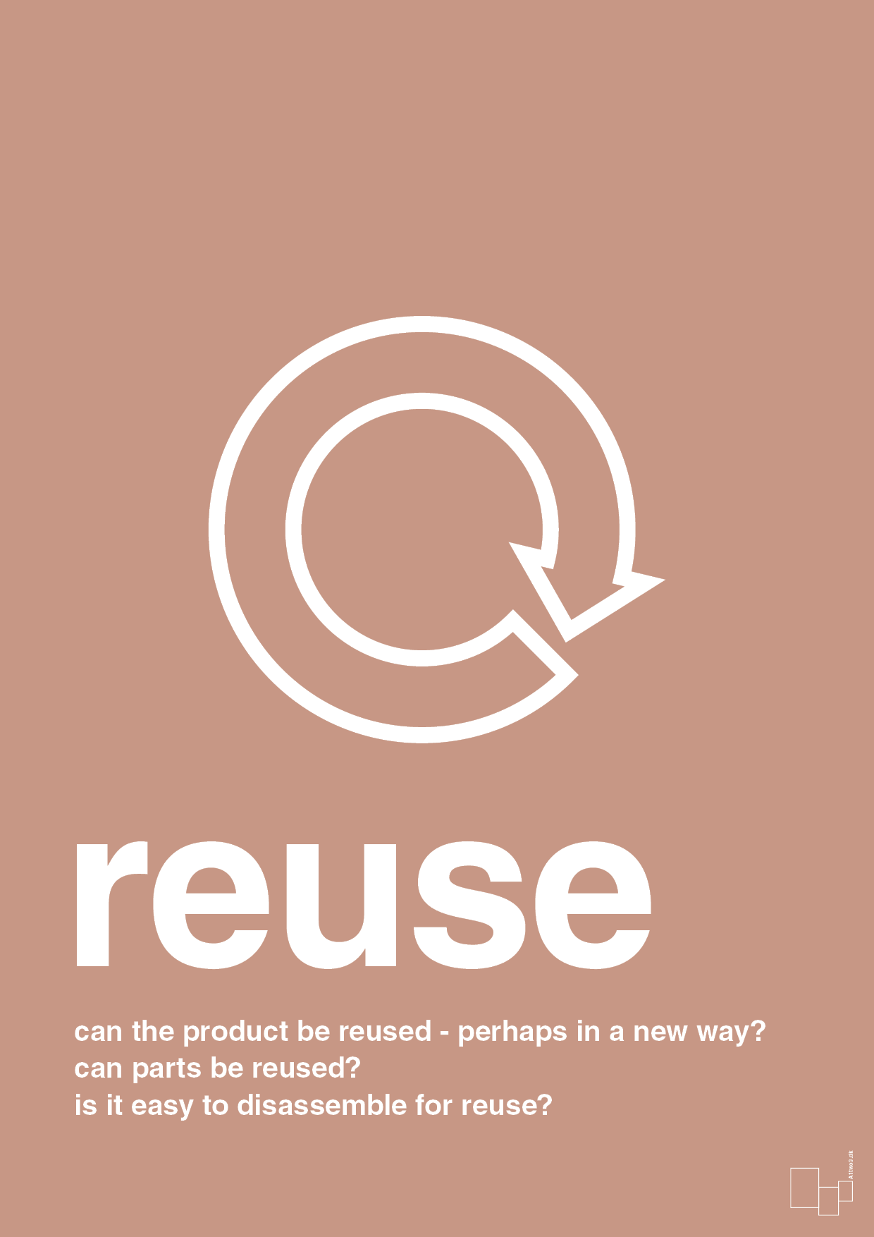 plakat: reuse - powder-Miljø-A1two3