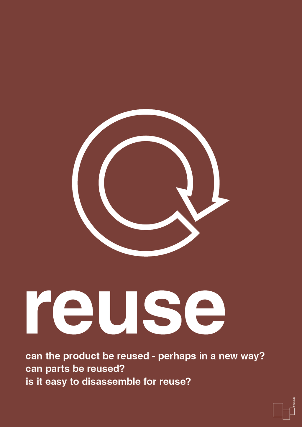 plakat: reuse - red pepper-Miljø-A1two3