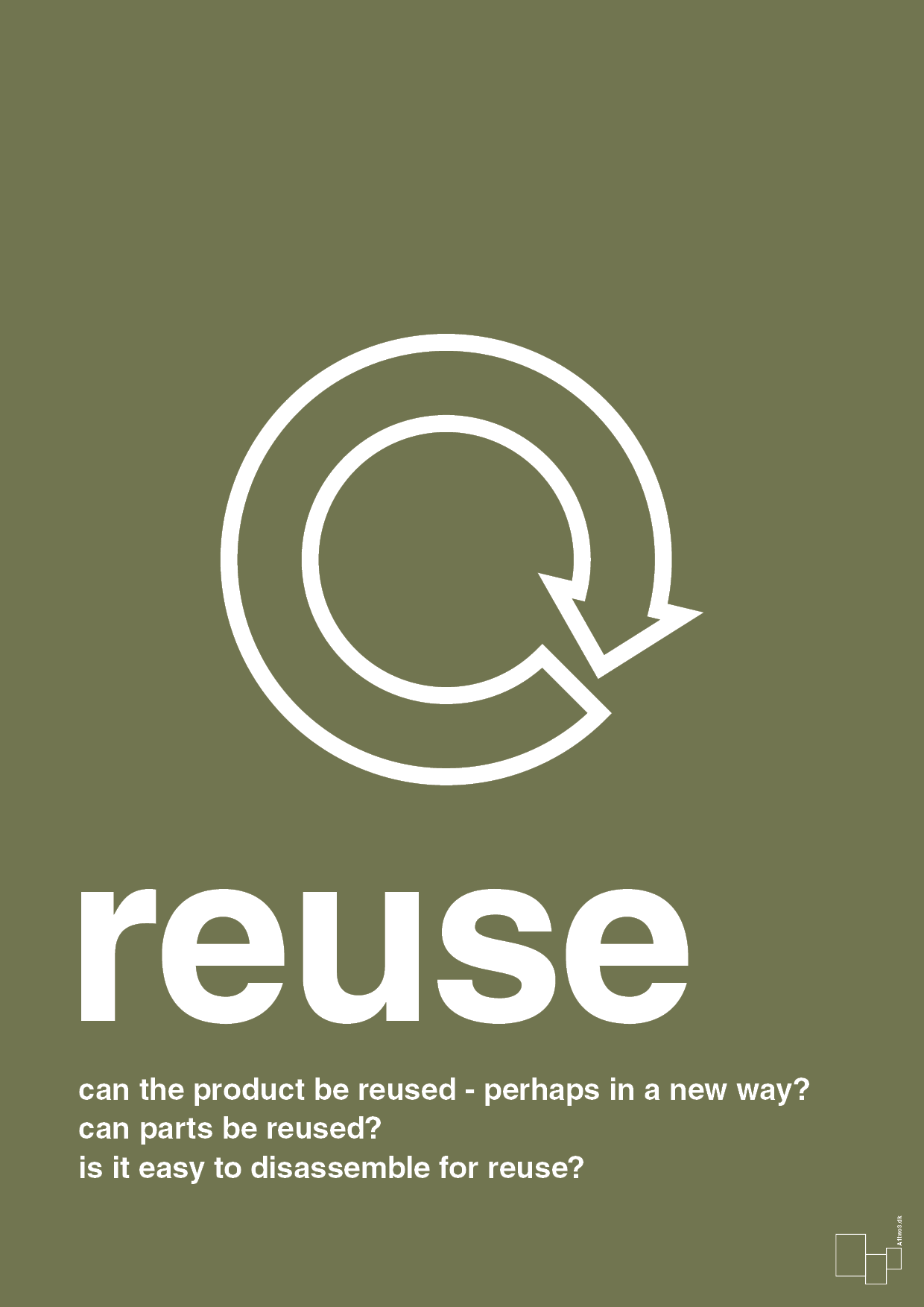 plakat: reuse - secret meadow-Miljø-A1two3