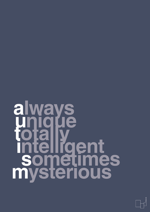 A-u-t-i-s-m - petrol-Autisme-A1two3