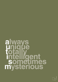 plakat: a-u-t-i-s-m - secret meadow-Autisme-A1two3