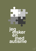 plakat: jeg elsker en med autisme - secret meadow-Autisme-A1two3