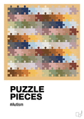 plakat: puzzle pieces - charismatic-Autisme-A1two3