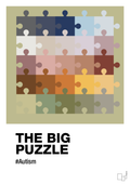 plakat: the big puzzle - back to nature-Autisme-A1two3