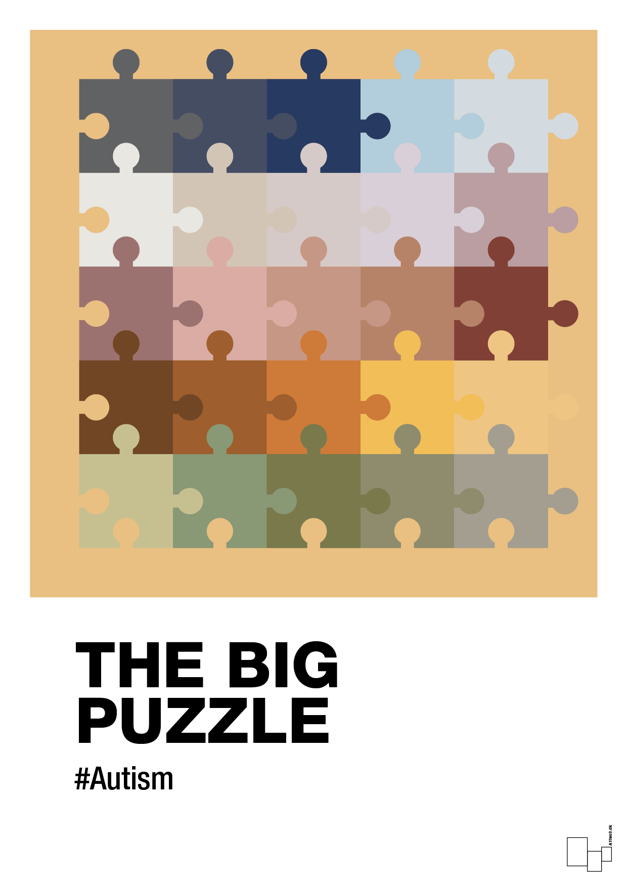 plakat: the big puzzle - charismatic-Autisme-A1two3