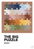plakat: the big puzzle - cider spice-Autisme-A1two3