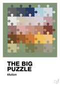 plakat: the big puzzle - jade-Autisme-A1two3