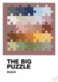 plakat: the big puzzle - plum-Autisme-A1two3