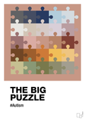 plakat: the big puzzle - powder-Autisme-A1two3