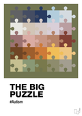 plakat: the big puzzle - secret meadow-Autisme-A1two3