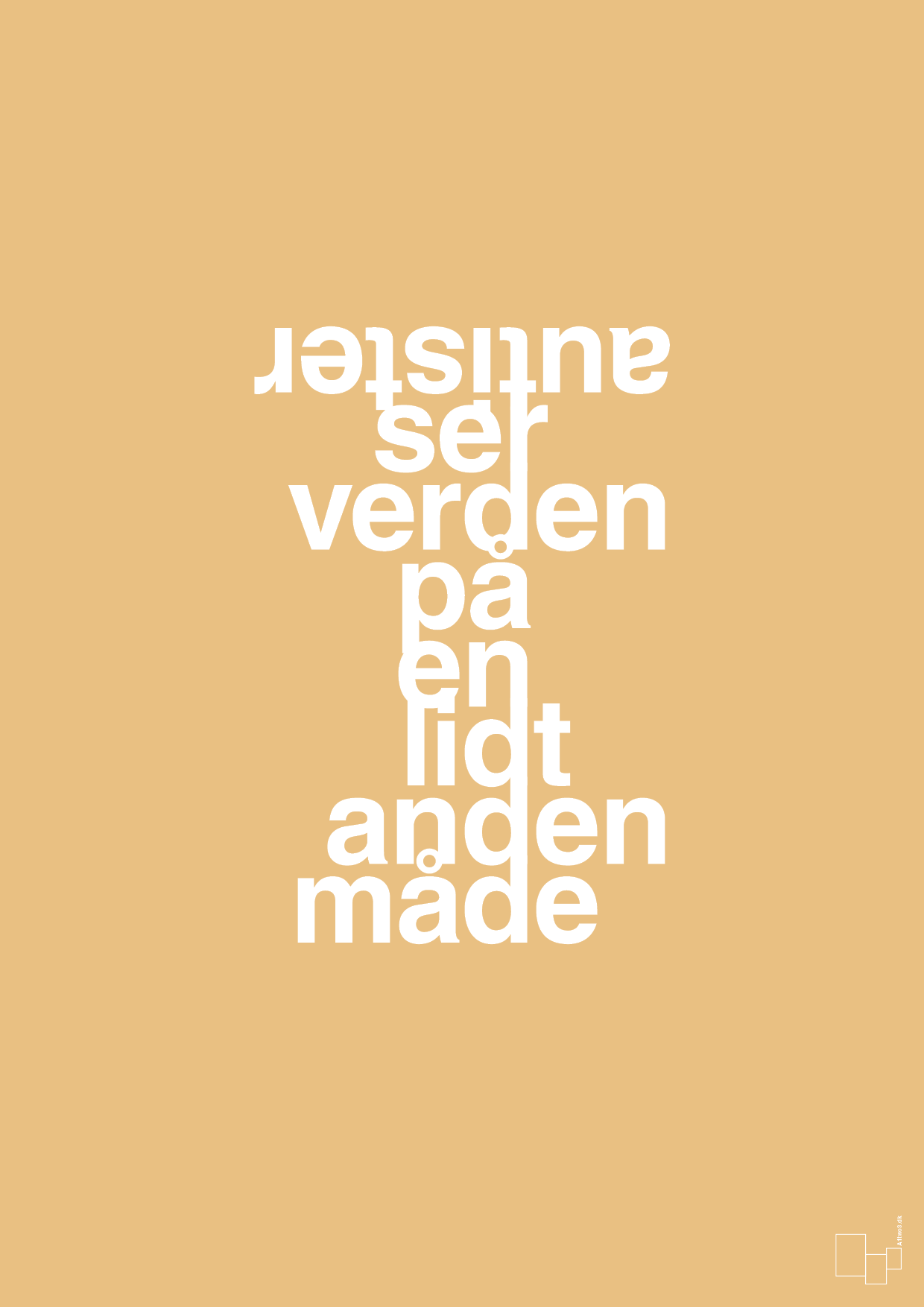 plakat: autister ser verden på en lidt anden måde - charismatic-Autisme-A1two3