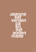 plakat: autister ser verden på en lidt anden måde - cider spice-Autisme-A1two3