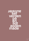 plakat: autister ser verden på en lidt anden måde - plum-Autisme-A1two3