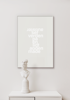plakat: autister ser verden på en lidt anden måde - back to nature-Autisme-A1two3