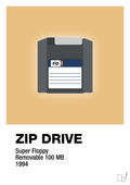 plakat: zip drive 100 mb - charismatic-Retro-A1two3