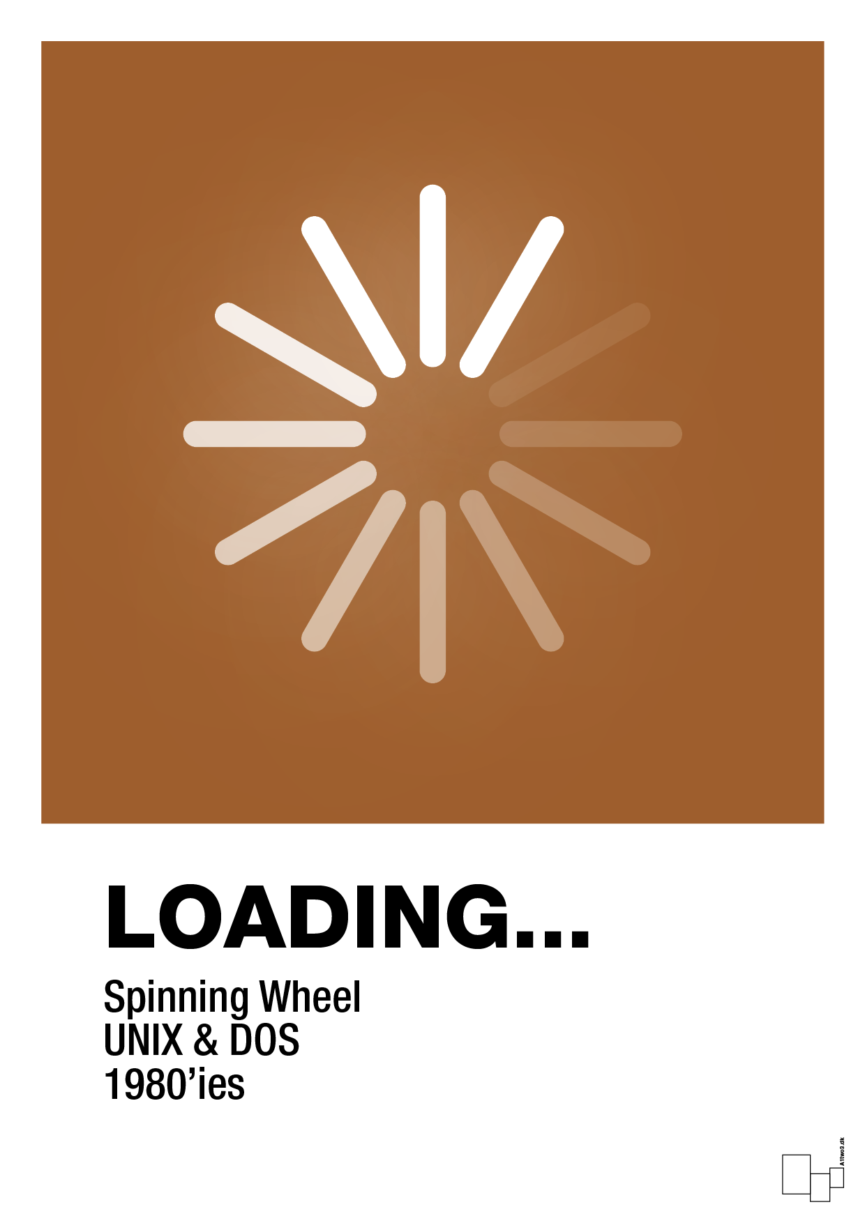 plakat: loading - cognac-Retro-A1two3