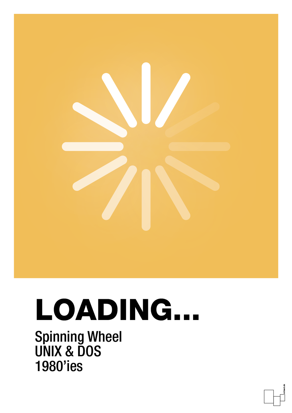 plakat: loading - honeycomb-Retro-A1two3