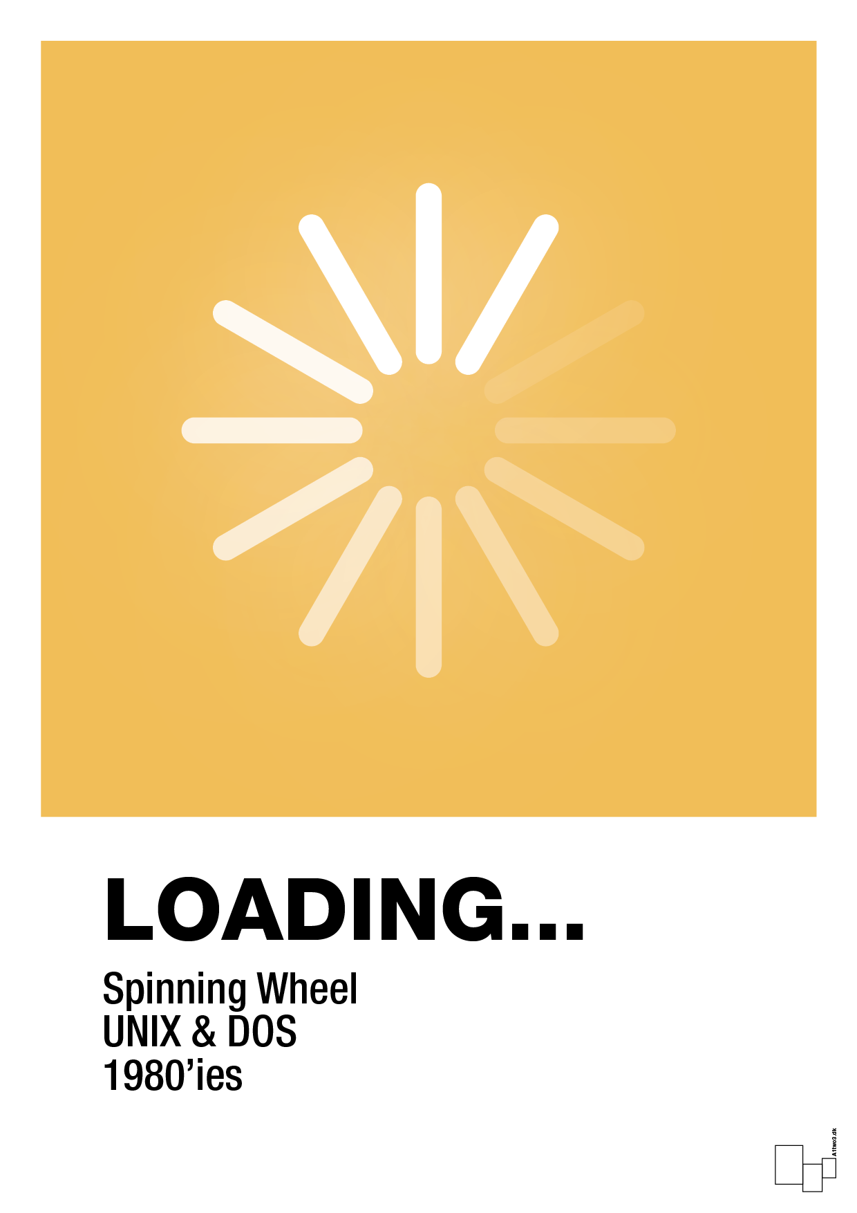 plakat: loading - honeycomb-Retro-A1two3