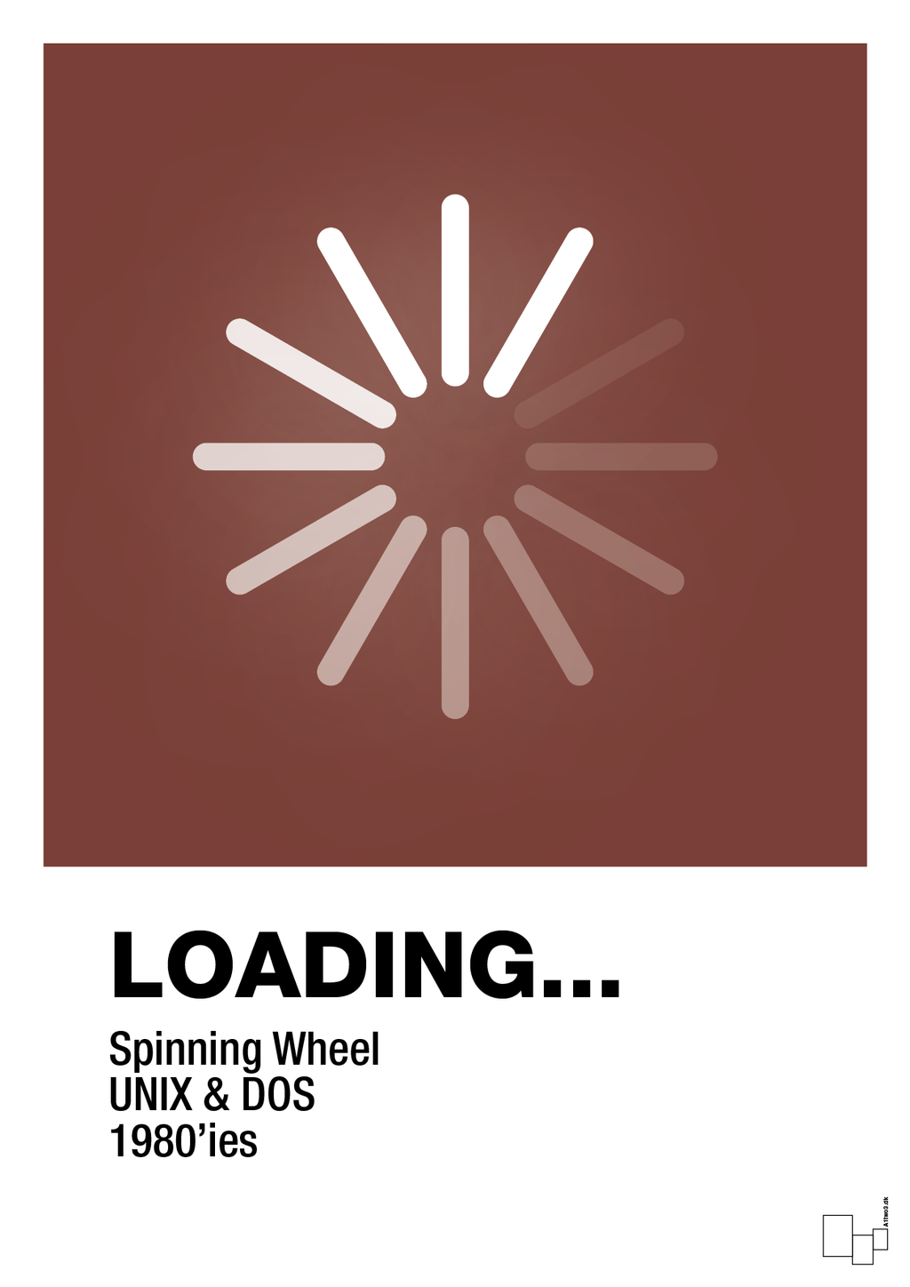 plakat: loading - red pepper-Retro-A1two3