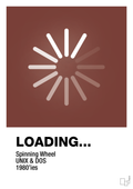 plakat: loading - red pepper-Retro-A1two3