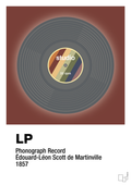 plakat: vinylplade 33rpm - red pepper-Retro-A1two3