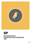 plakat: vinylplade 45rpm - honeycomb-Retro-A1two3