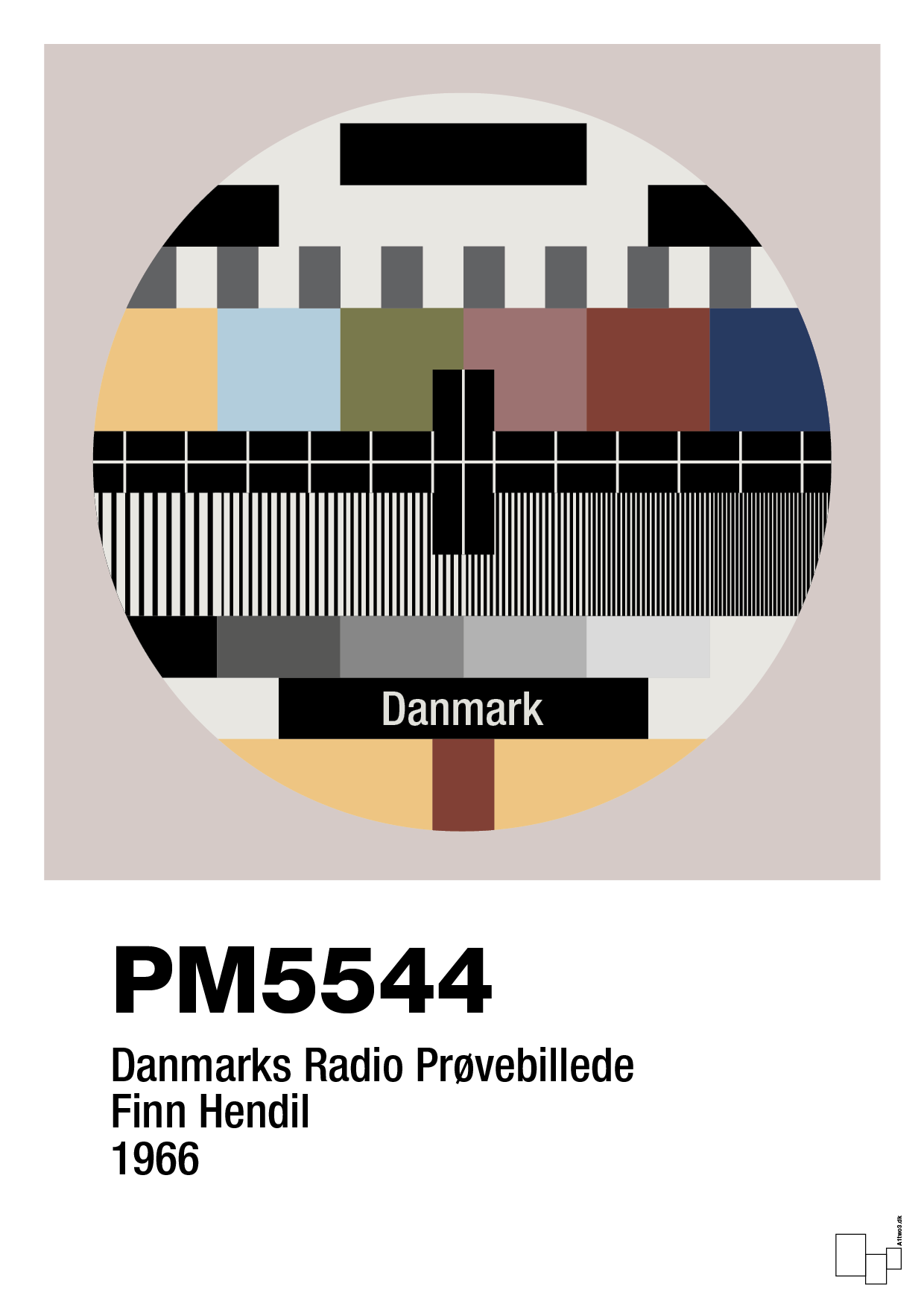 plakat: prøvebillede - broken beige-Retro-A1two3