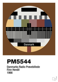 plakat: prøvebillede - dark brown-Retro-A1two3