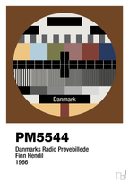 plakat: prøvebillede - dark brown-Retro-A1two3